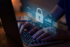 Data,Protection,And,Cybersecurity,Concept,,Internet,Network,Security,Online,With