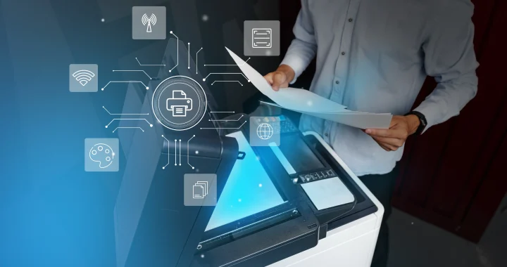man-operates-with-printer