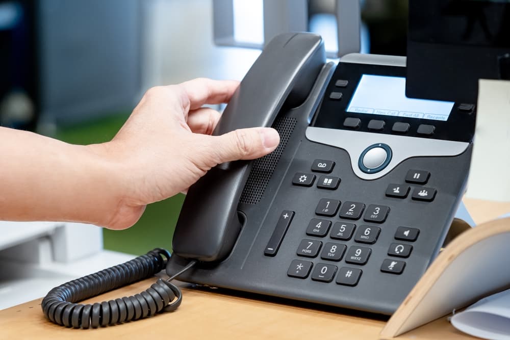 hand picking phone